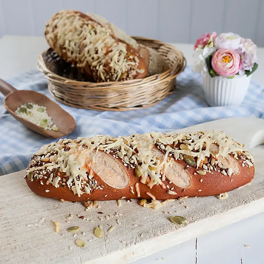 Laugenbaguettchen Käse-Körner